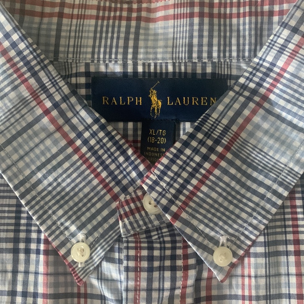 Ralph Lauren size 18-20 boys shirt